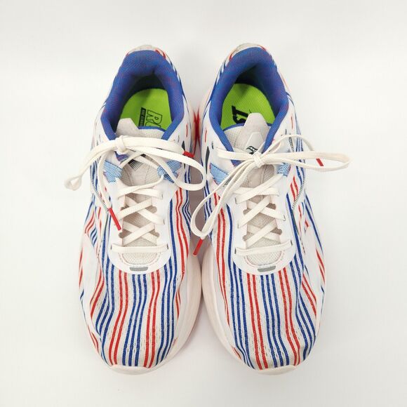 Saucony Ride 15 Running Shoes Women's Size 10 White/Blue/Red - Picture 2 of 9